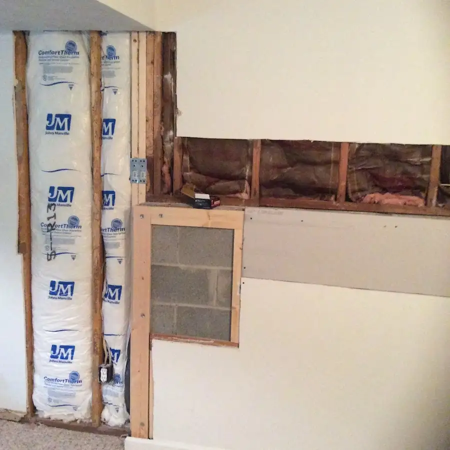 Wall insulation replacement during Structural Drying in Wantage